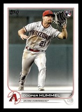 Cooper Hummel 2022 Topps Update #US314 Arizona Diamondbacks BASEBALL ROOKIE RC