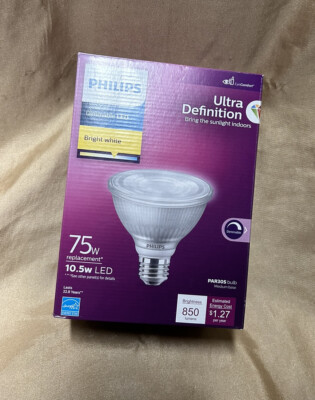 10.5w PHILIPS Dimmable LED Bright White Flood Light 850 lumens Ultra Definition