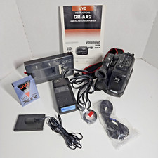 JVC COMPACT VHS VIDEOMOVIE GR-AX2 CAMERA-RECORDER-PLAYER FOR PARTS/REPAIR