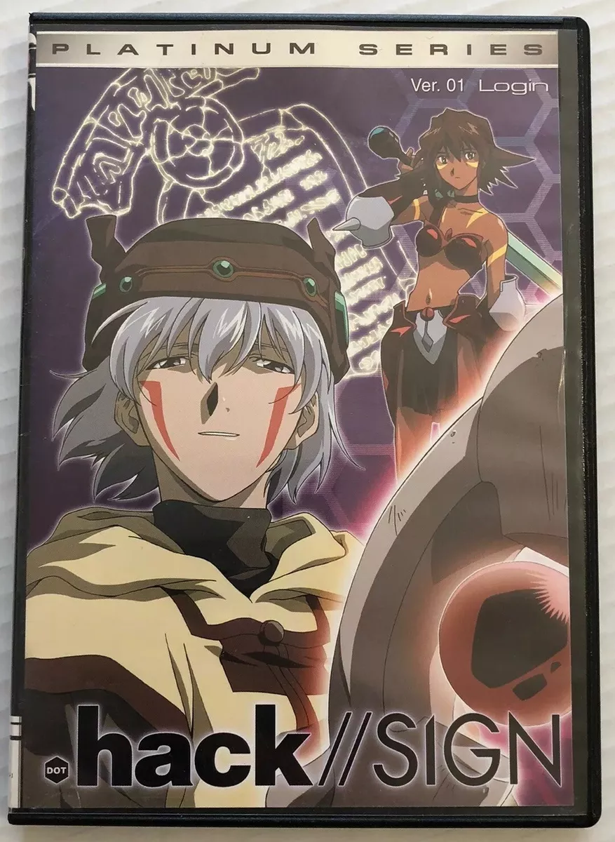 hack SIGN Ver 01 Login (DVD, 2003, Dot Hack, Anime, Platinum Series)  Canadian 669198221095