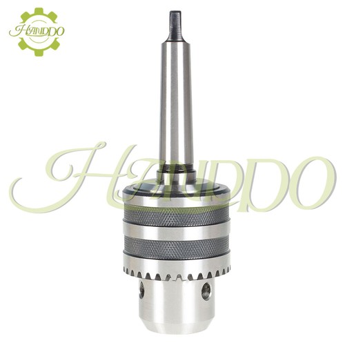 Drill Chuck Heavy Duty 1/32" - 5/8" With MT2-JT3 Shank and Key - Picture 3 of 8