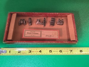 Eddie Bauer Set Of 6 Drink Charms Outdoor Adventure Themed New In Box 