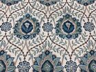 Nina Campbell Iznik Medallion Print Fabric Topkapi Blue Green 0.60 yd Ncf4434-03