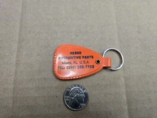 Herko Automotive Parts Miami Florida FL Vintage Keychain Key Chain Ring Loop 