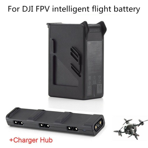 For DJI FPV Intelligent Flight Battery 2000mAh + Battery Charging Hub Adapter - Foto 2 di 10