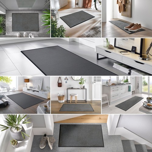 Wash+Dry Sauberlaufmatte waschbar Smokey Mount 60 x 90 cm Fußmatte dunkel-grau - Bild 3 von 3