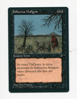 MAGIC INFLUENZA MALIGNA MTG ITA LEGENDS LEGENDS
