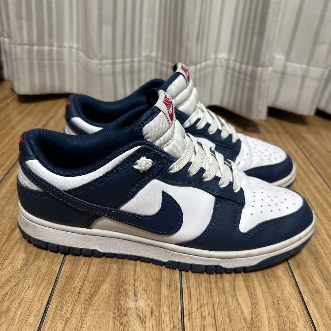 国内配送 NIKE DUNK LOW RETRO VALERIAN BLUE /WHITE-UNIV RED Dunk Low Valerian Blue White Navy USA University Red (Men's