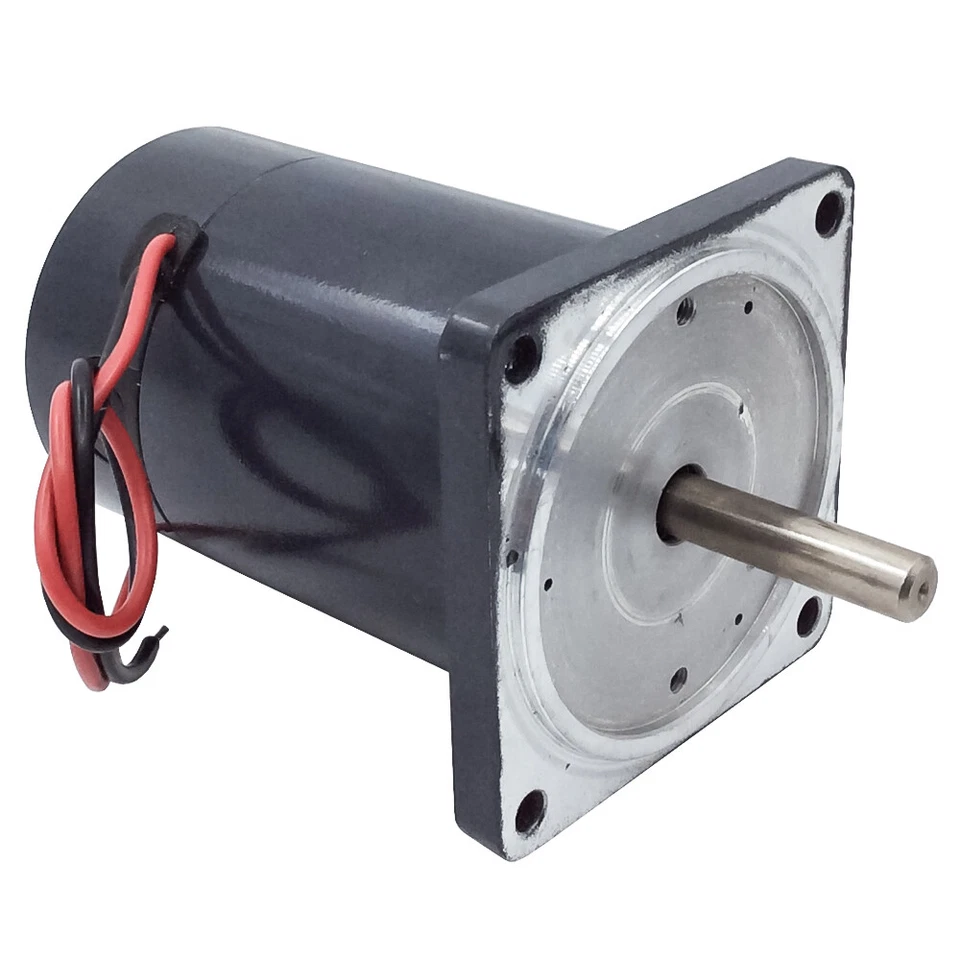 High Torque DC 12V 24V Motor Double Bearing Shaft 8mm 2000-5000RPM Engine - Image 2 of 4