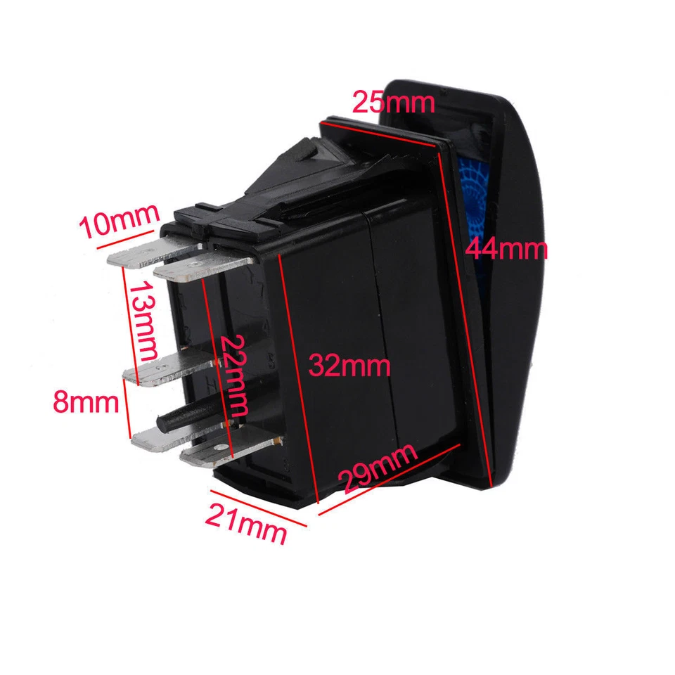 2 Lead Wiring Harness Cable Kits Offroad Relay Fuse LED Work Light Rocker Switch - Image 2 of 3