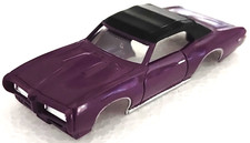 Pontiac GTO Convertible Purple JL TJet Slot Car BODY for AURORA auto world DASH