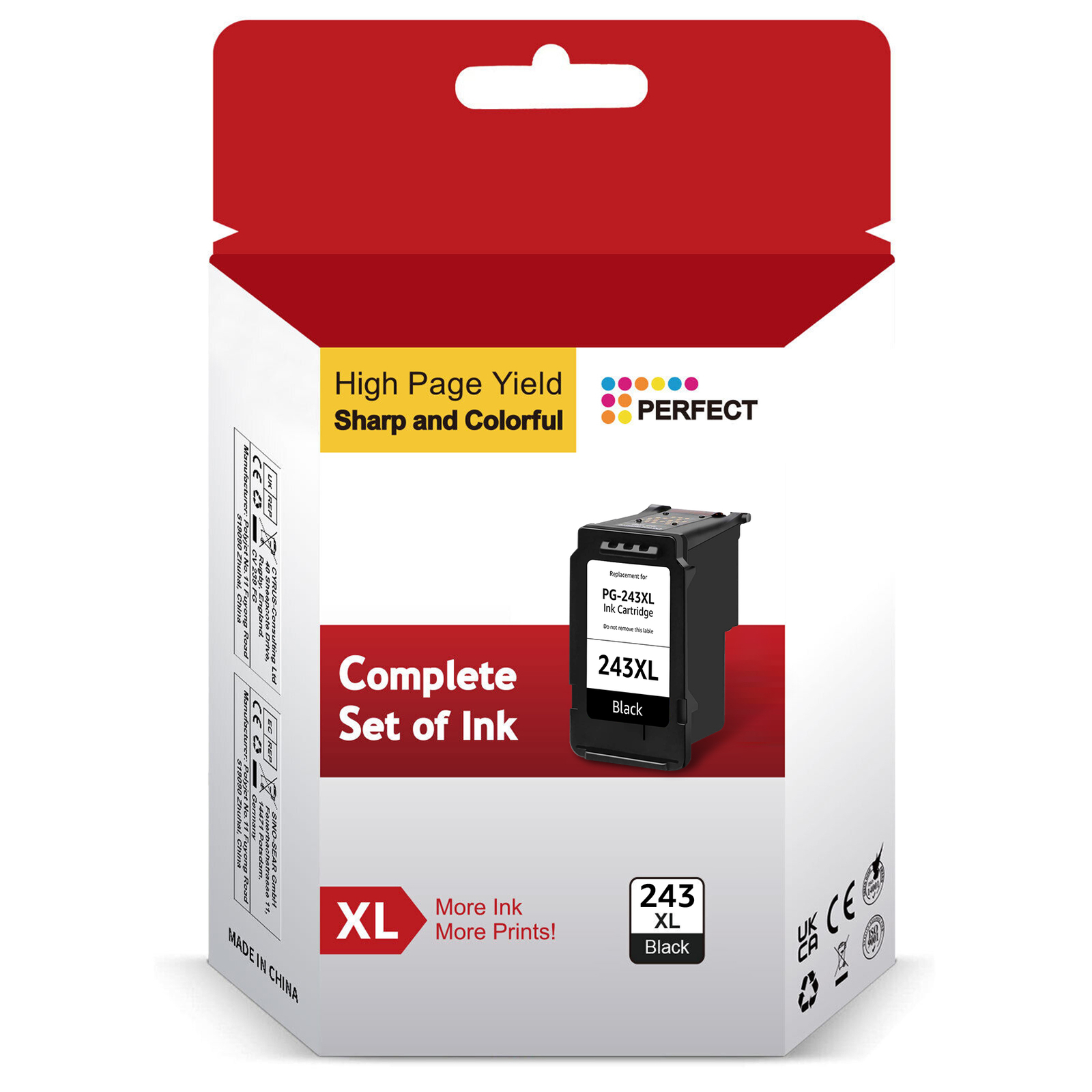 PG243 XL CL244 XL Ink Cartridge For Canon PIXMA MG2920 MG2922 MG2924