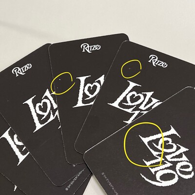 RIIZE Digital Single Love 119 Lucky Draw Photocard Music Korea