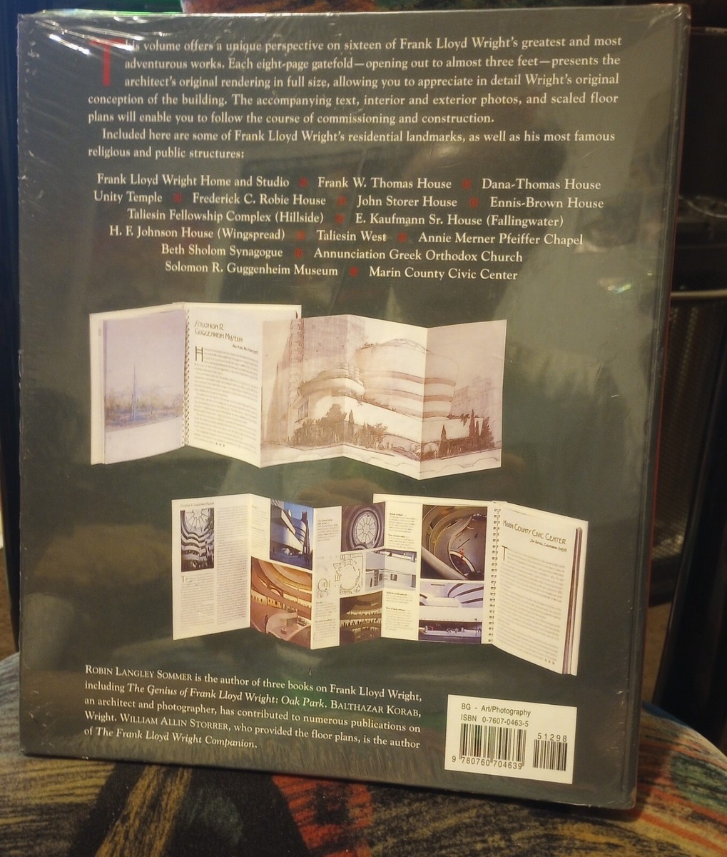 Frank Lloyd Wright:A Gatefold Portfolio. New by Robin Langley