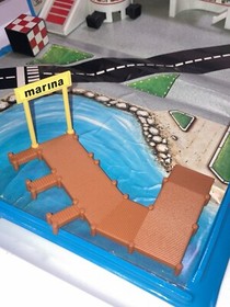 Micro Machines Galoob Vintage 80's Airport/Marina With 11 Vehicles