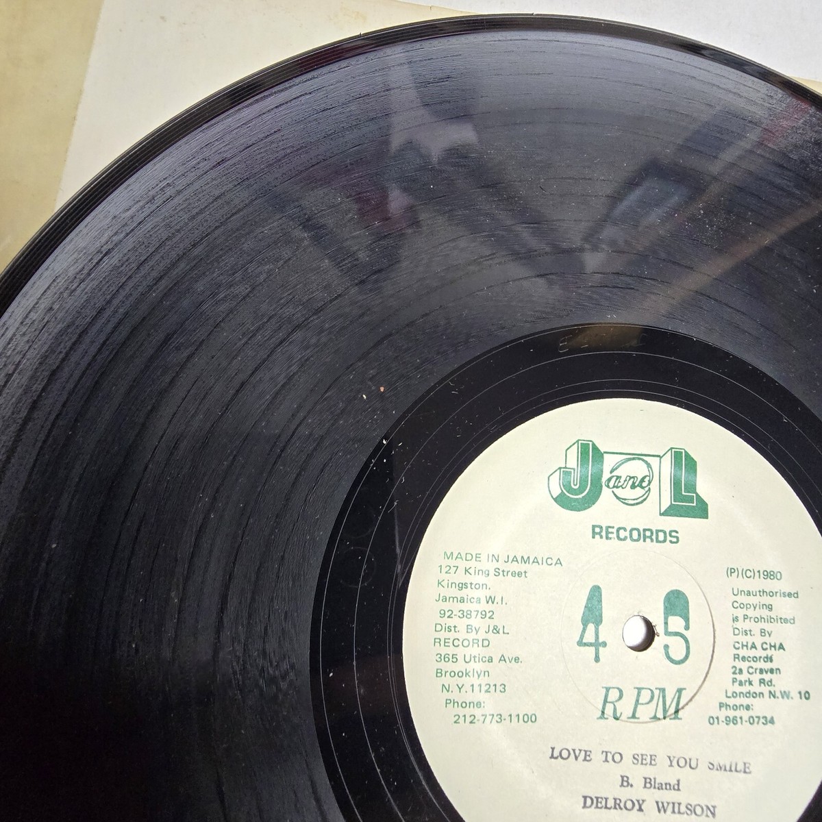 ジャマイカ12” Delroy Wilson Whats Going On / Love To See You Smile none J&amp;amp;L Records /00250 Delroy Wilson – Whats Going On / Love To See You Smile