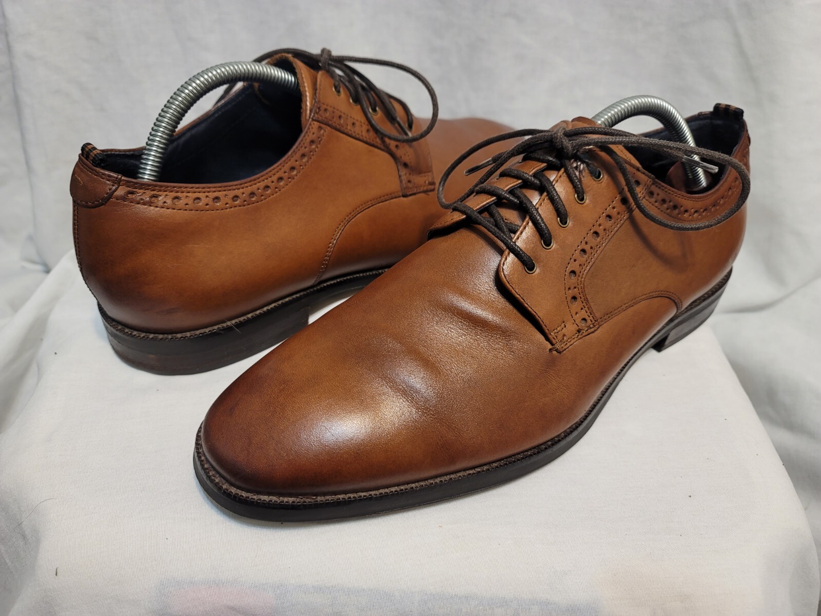 SAOLA Cole Haan Harrison Grand 2.0 Oxford pelle marrone inglese da uomo taglia 10