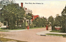 Rosa Park 1930 Postcard New Orleans La