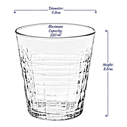 Duralex Brille Trinkbecher Picardie Gigogne Provence Highball Trinkbecher x6 - Bild 106 von 173