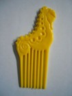 Vintage Barbie Island Fun Miko Yellow SEAHORSE Comb Pick Mermaid Doll Hong Kong — photo 1