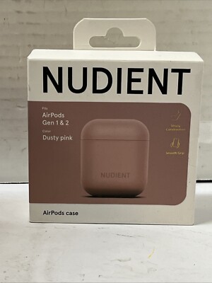 NUDIENT AIRPODS GEN 1 & 2 Dusty Pink AirPods Case
