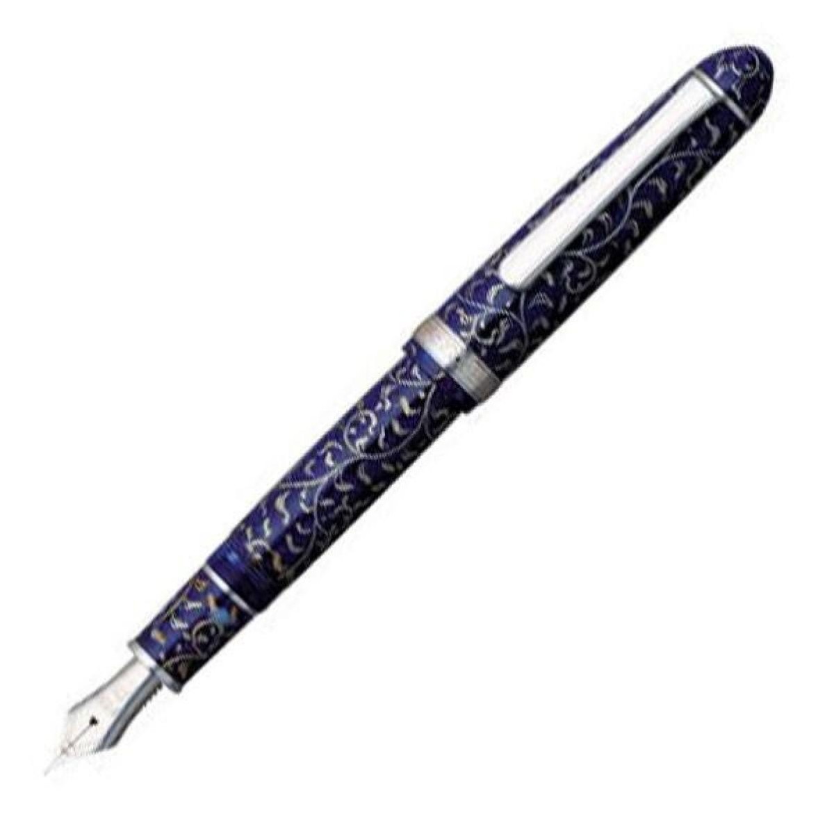 Platinum 3776 Century Celluloid KARAKUSA Arabesque Blue Fountain