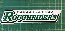 Saskatchewan Roughriders Wordmark logo woven patch Crest CFL