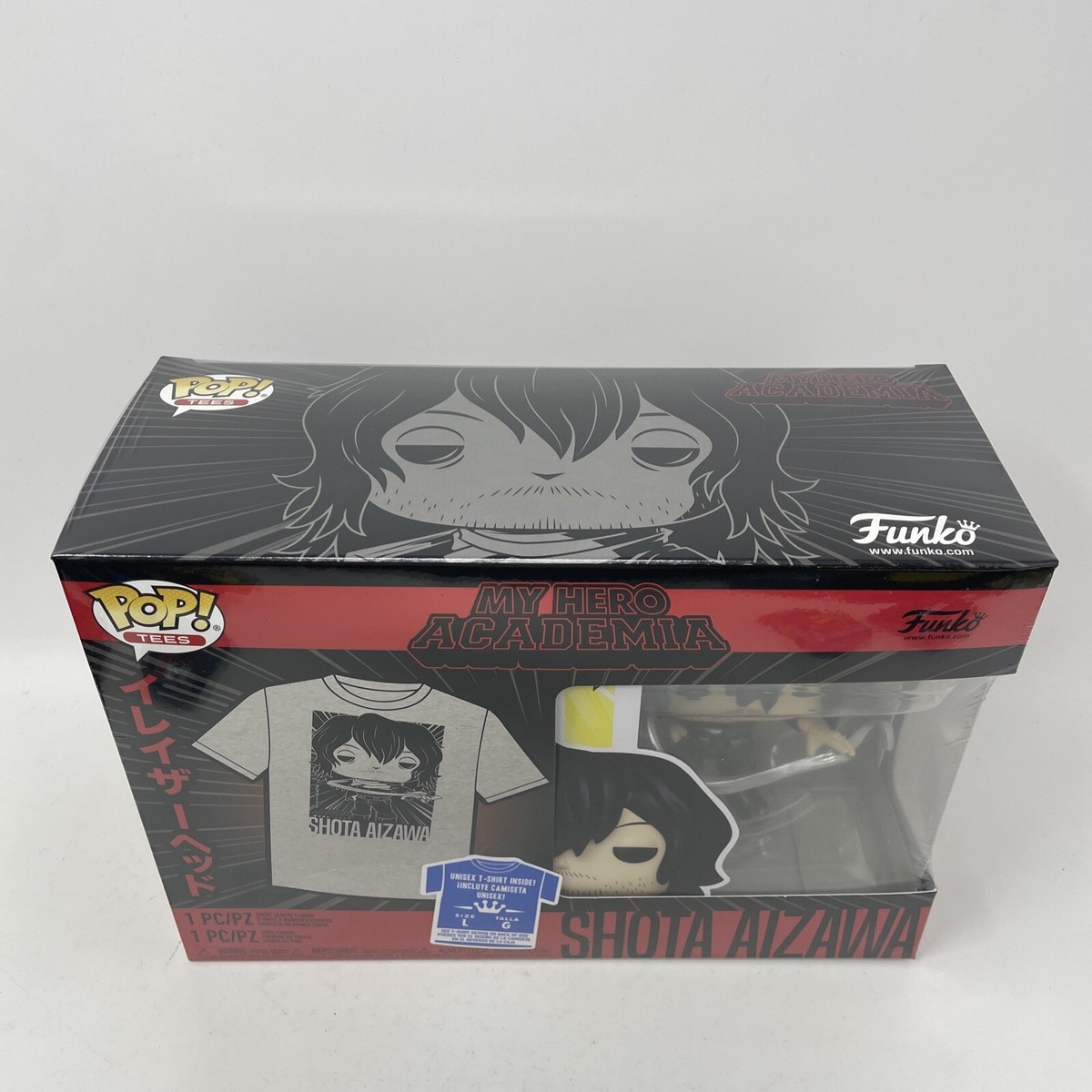 My Hero Academia Shota Aizawa Pop & T-Shirt Combo Size L