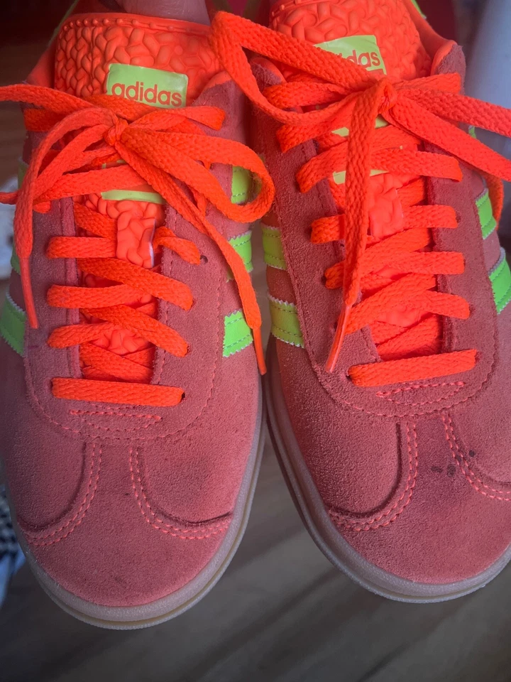 Size 6 - adidas Gazelle Bold Solar Orange Green W - Image 4 of 4