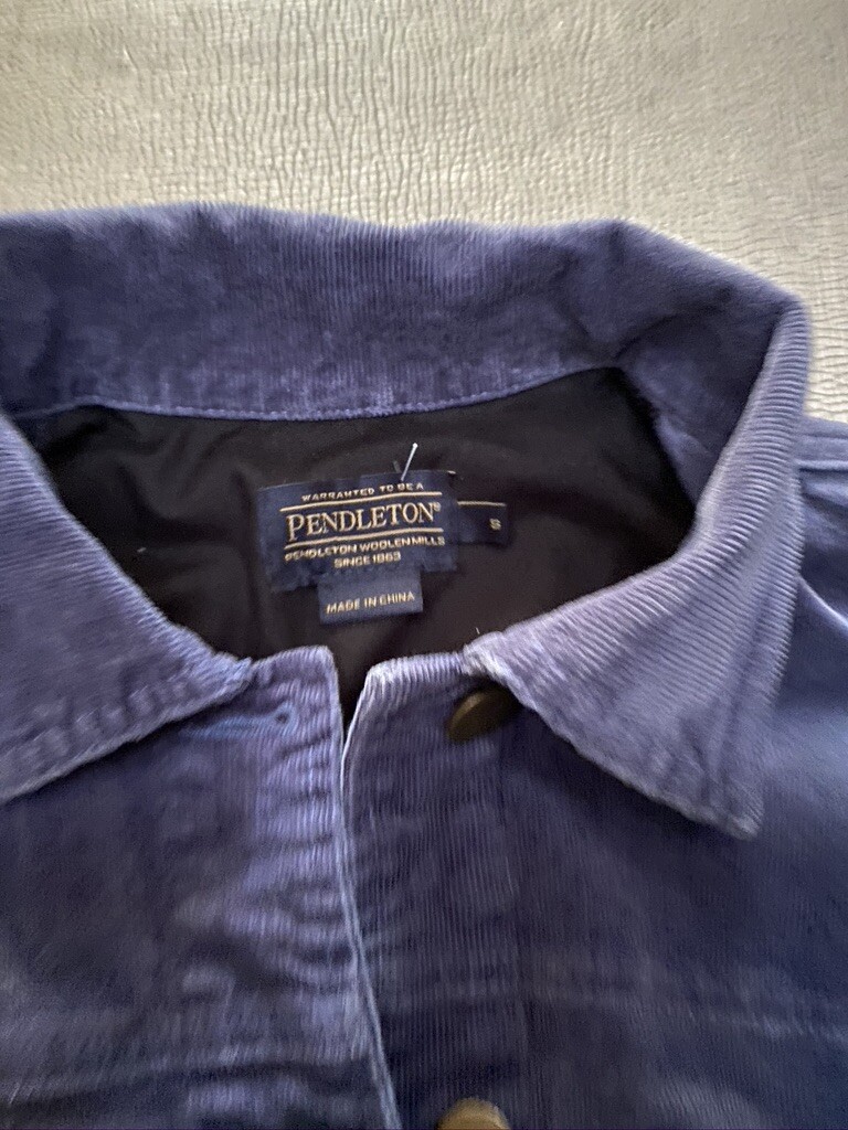 Pendleton Corduroy Button Front Jacket Womens' Sm… - image 4