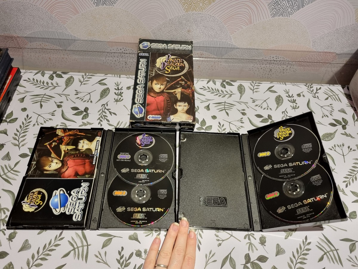 Panzer Dragoon Saga COMPLETE WITH SLEEVE & MANUAL, Sega Saturn