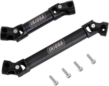 Steel Drive Shaft 2Pcs Center Drive Shaft for Axial SCX24 SCX24 C10 JLU Bronco B