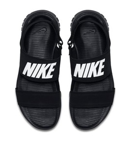 nike tanjun women's sandals black