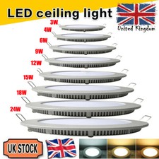 Ultra Slim Recessed LED Flat Panel Ceiling Spot Lights Downlights Spotlights