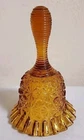 Fenton Red Amberina Carnival Daisy and Button Bell Vintage (NO BELL)