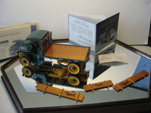 FRANKLIN MINT MACK 1913 DELIVERY TRUCK MINT IN THE BOX WITH CERTIFICATE - 第 1/7 張圖片