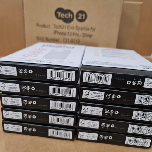 Job Lot 20x Tech21 Cases For iPhone 13 PRO - Evo Sparkle Shockproof Wholesale - Picture 4 of 10