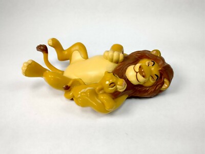 Disney The Lion King Movie Mufasa Baby Simba Cake Topper PVC Figurine Toy 