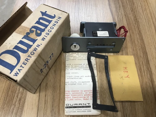 NEW OLD STOCK! EATON DURANT  6-DIGIT ELECTRIC COUNTER 6Y12RMFPM 24VDC