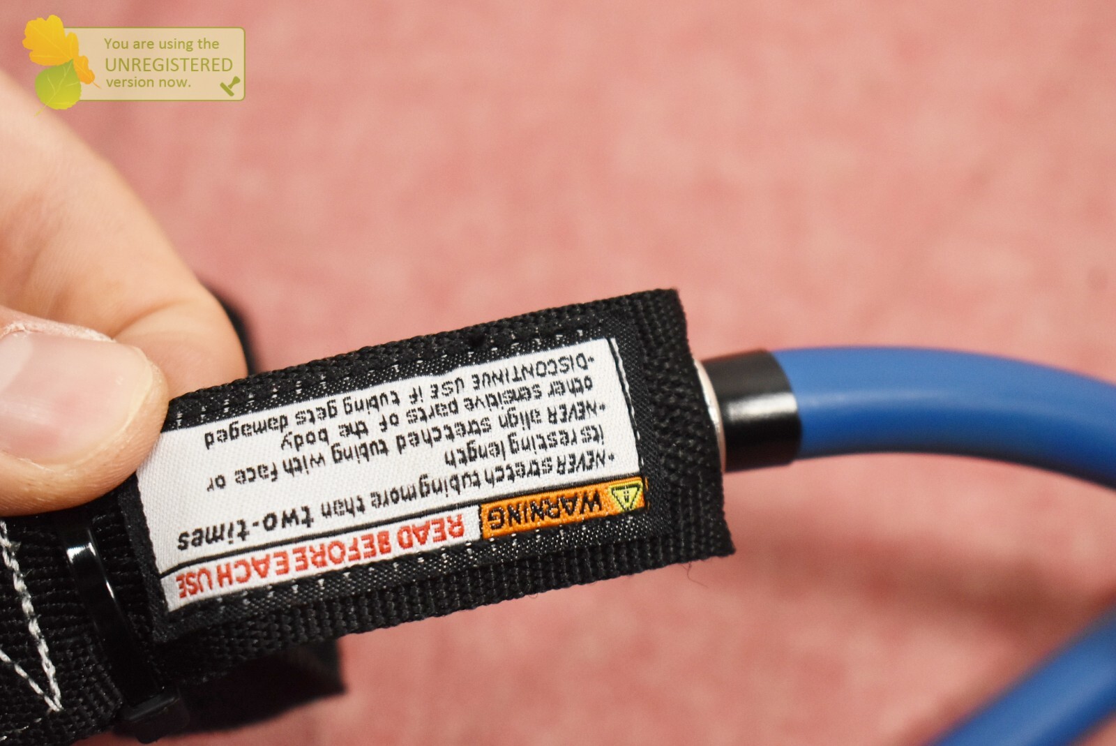 GoFit Power Tube with handle Heavy Blue