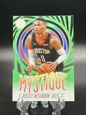 2019-20 Panini Illusions Mystique Emerald SP #14 Russell Westbrook Rockets