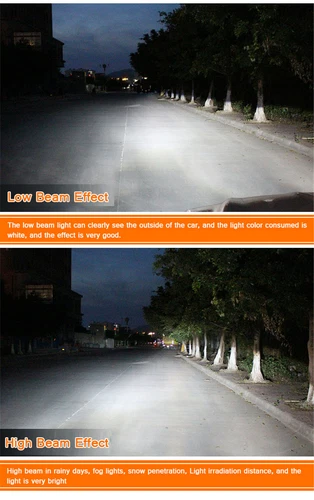 For Ford Edge 2011-2014 HID Headlight Assembly LED DRL yellow Turn Signal - Picture 10 of 13