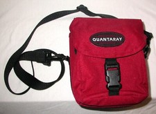QUANTARAY Camera Bag with Shoulder Strap Belt Loop Red 7" Small Pro Travel