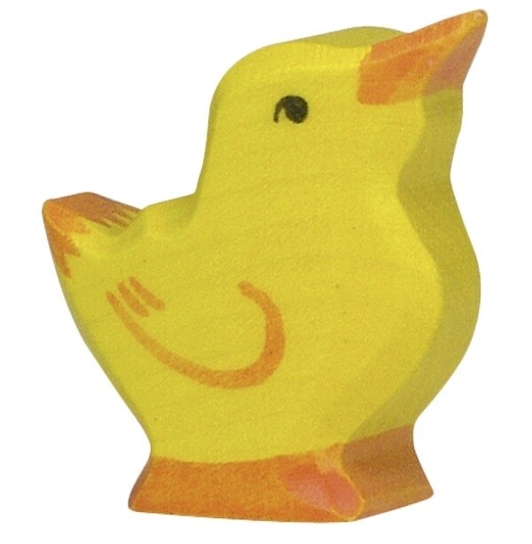 Holztiger 80020 Chick Head Up 4 Cm Wooden Figures Series Farmland