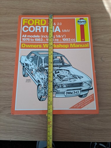 Haynes Owners Workshop manual FORD CORTINA All Models 1976-1983 Mk IV 1.6 & 2.0 - Picture 5 of 24