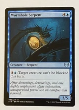 MTG STX Magic Strixhaven School of Mages Wormhole Serpent - Uncommon