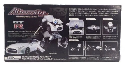 TAKARATOMY Transformers Alternity A-01U Gt-R Ultra Magnus (Brilliant Blanc - Imagen 4 de 4