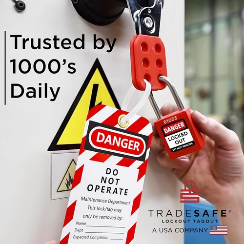 Electrical Lockout Tagout Kit - Hasps, Clamp on and Universal Multipole - Picture 7 of 11