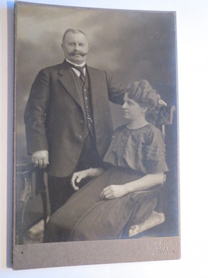 Man with Beard & Young Woman - Proud Father and Daughter? / KAB Curt Eppler Husum
