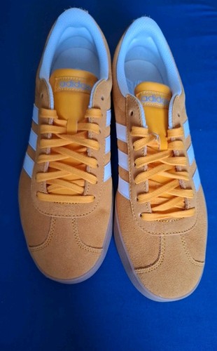 Addias MENS Trainers VL Court 2.0 Yellow UK 7.5 J10495 - Picture 9 of 11